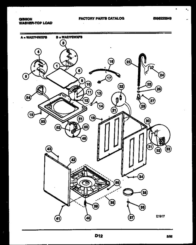 Diagram for WA27F2WXFB