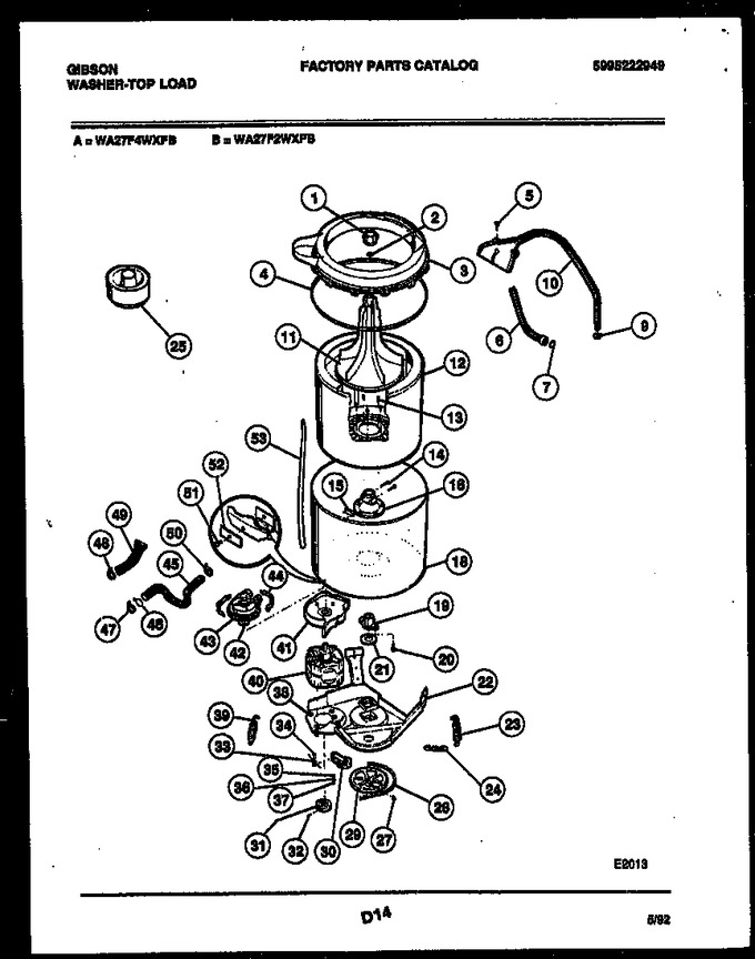 Diagram for WA27F2WXFB