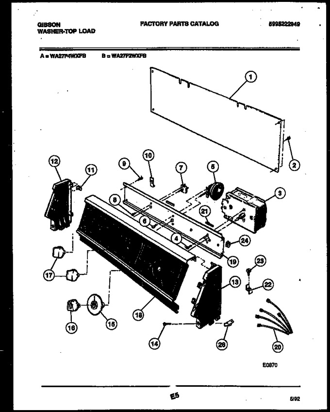 Diagram for WA27F2WXFB