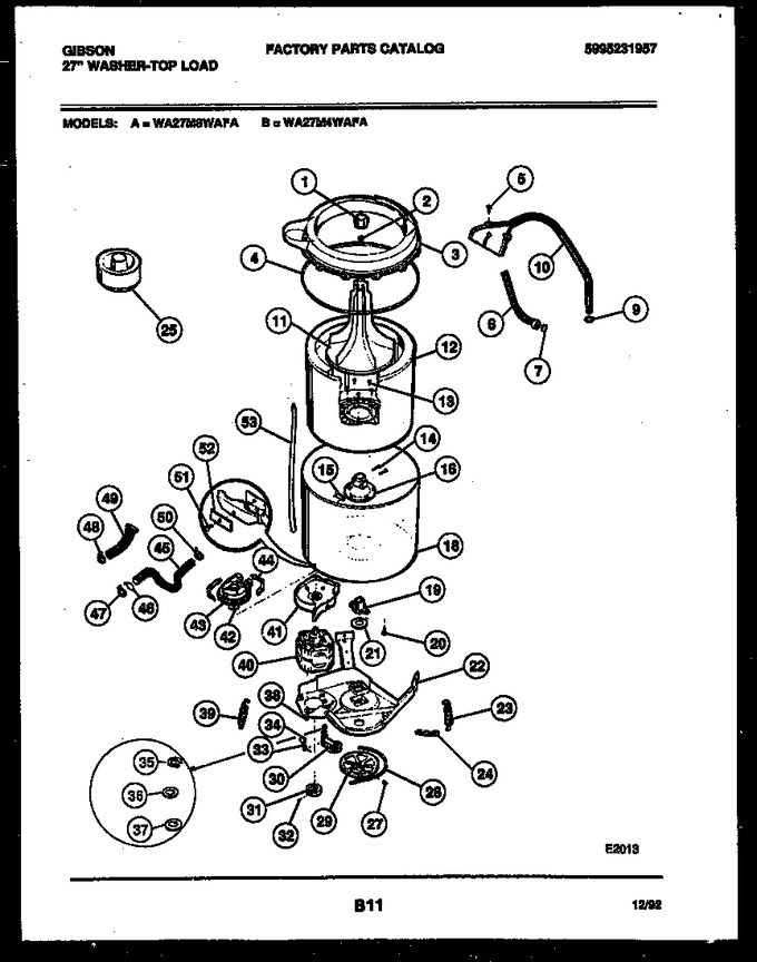 Diagram for WA27M8WAFA