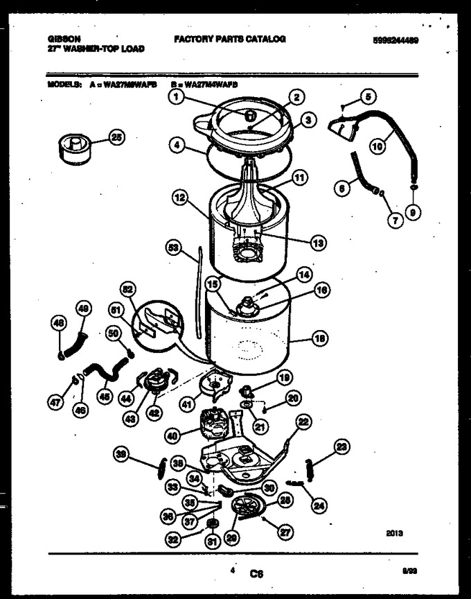 Diagram for WA27M8WAFB