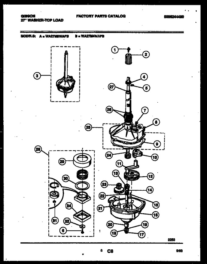 Diagram for WA27M4WAFB
