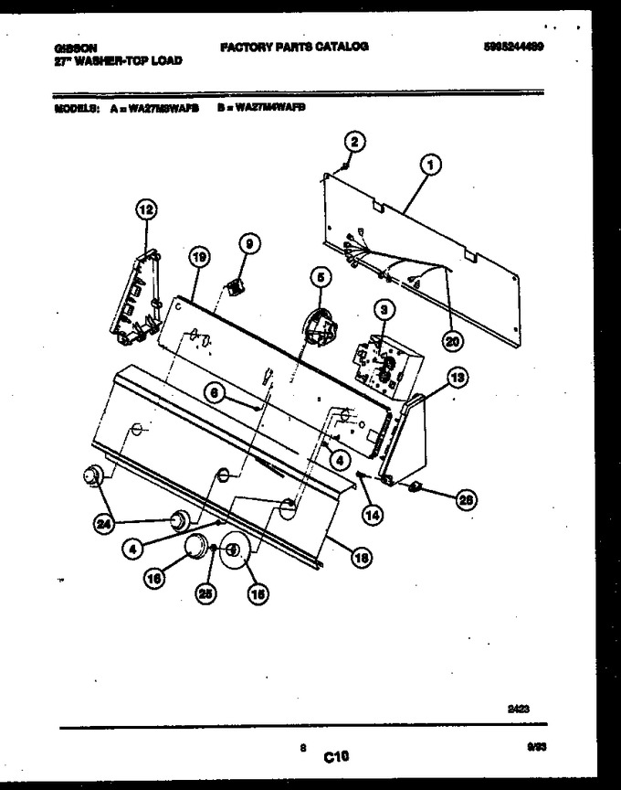 Diagram for WA27M4WAFB
