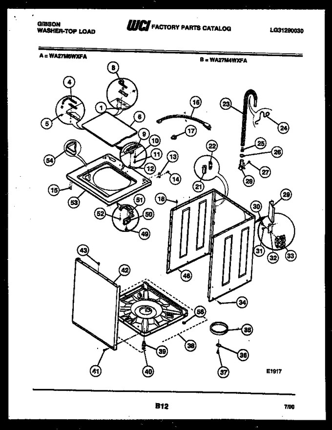 Diagram for WA27M4WXFA
