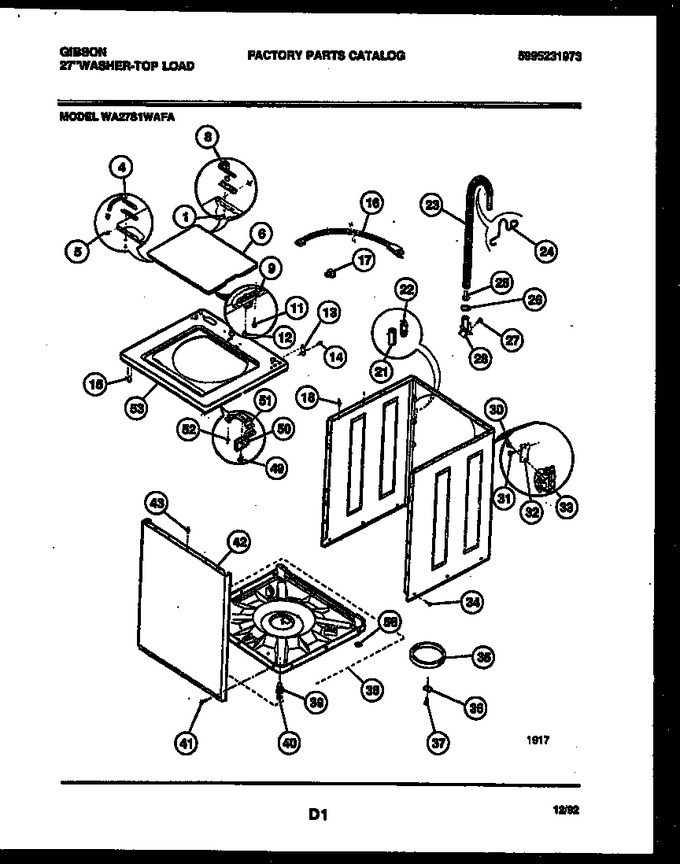 Diagram for WA27S1WAFA