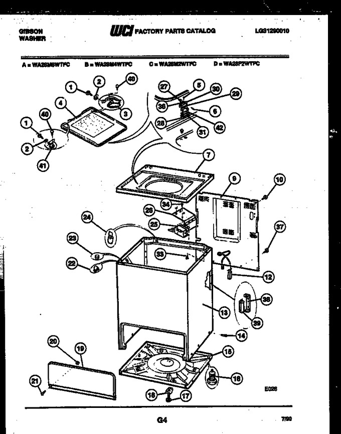 Diagram for WA28M2WTFC