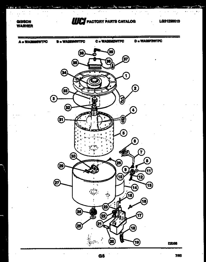 Diagram for WA28M2WTFC