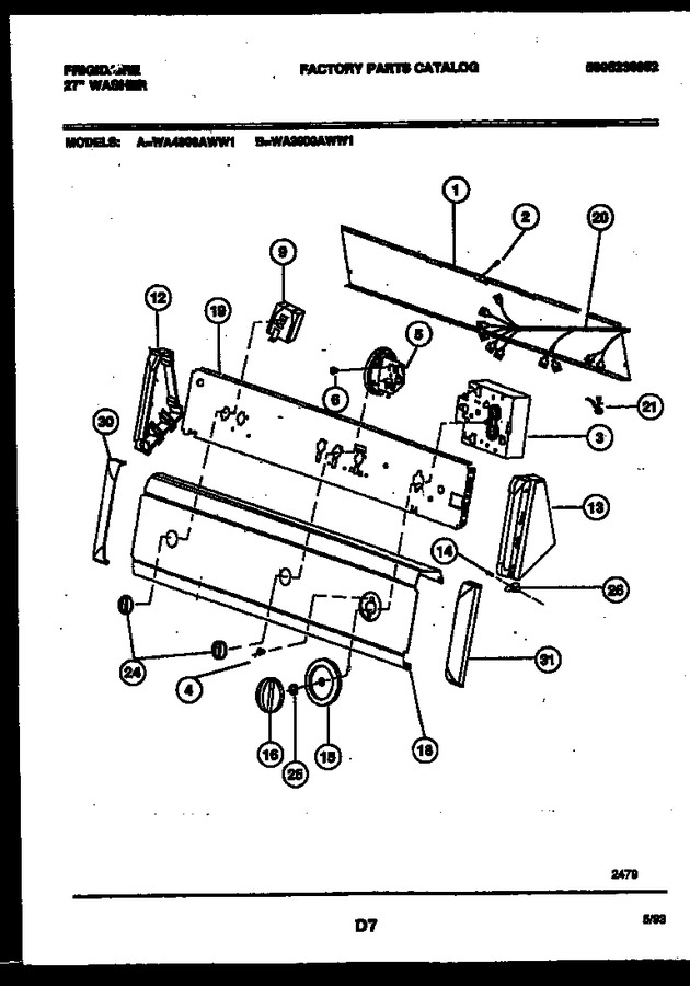 Diagram for WA3900AWW1