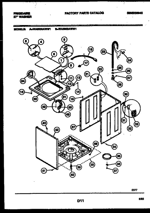Diagram for WA5800AWW1