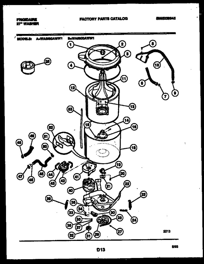Diagram for WA6500AWW1