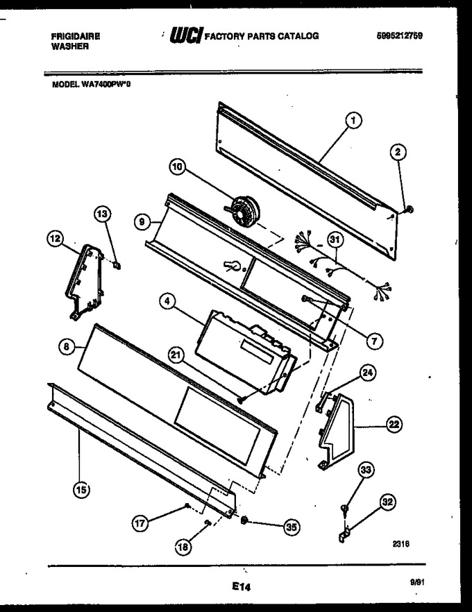 Diagram for WA7400PW0