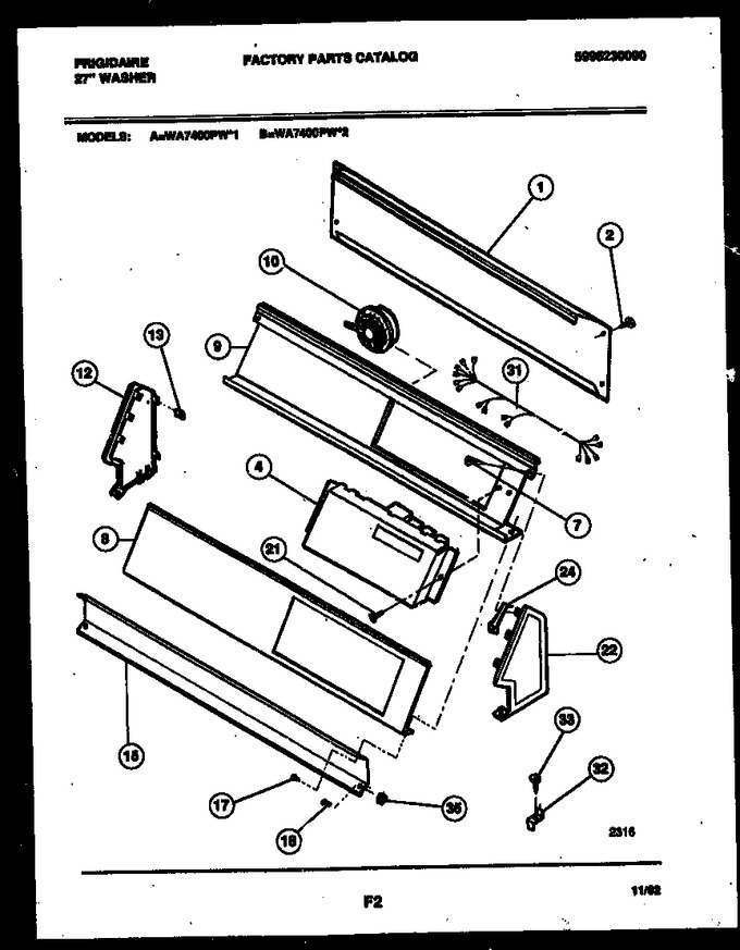 Diagram for WA7400PW2