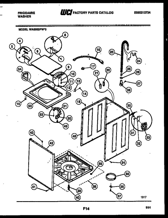 Diagram for WA8600PW0