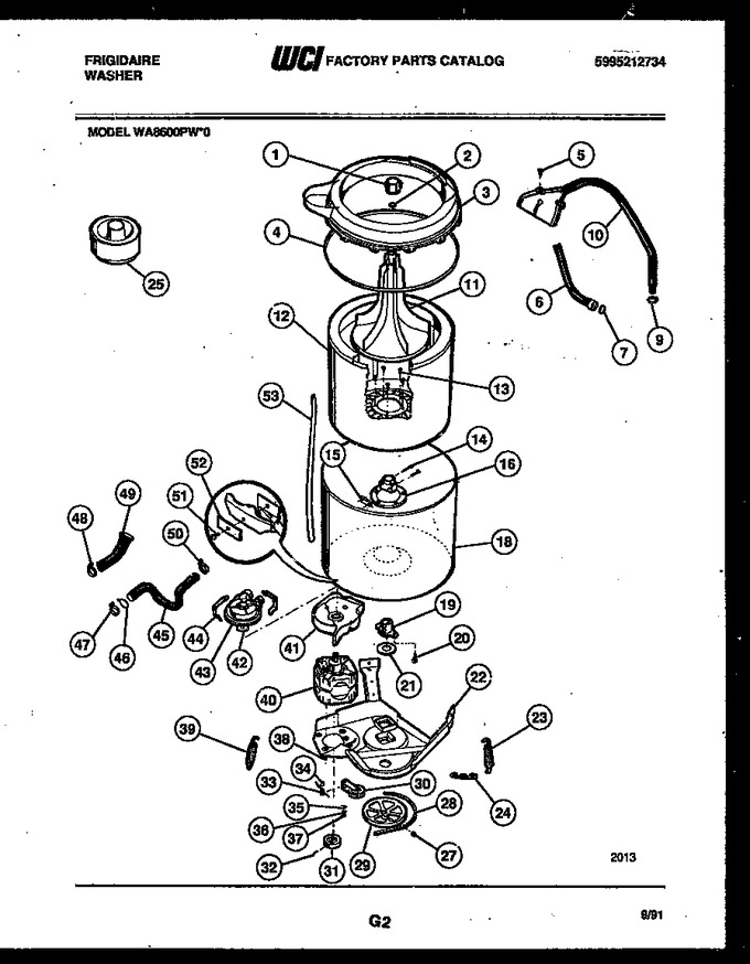 Diagram for WA8600PW0