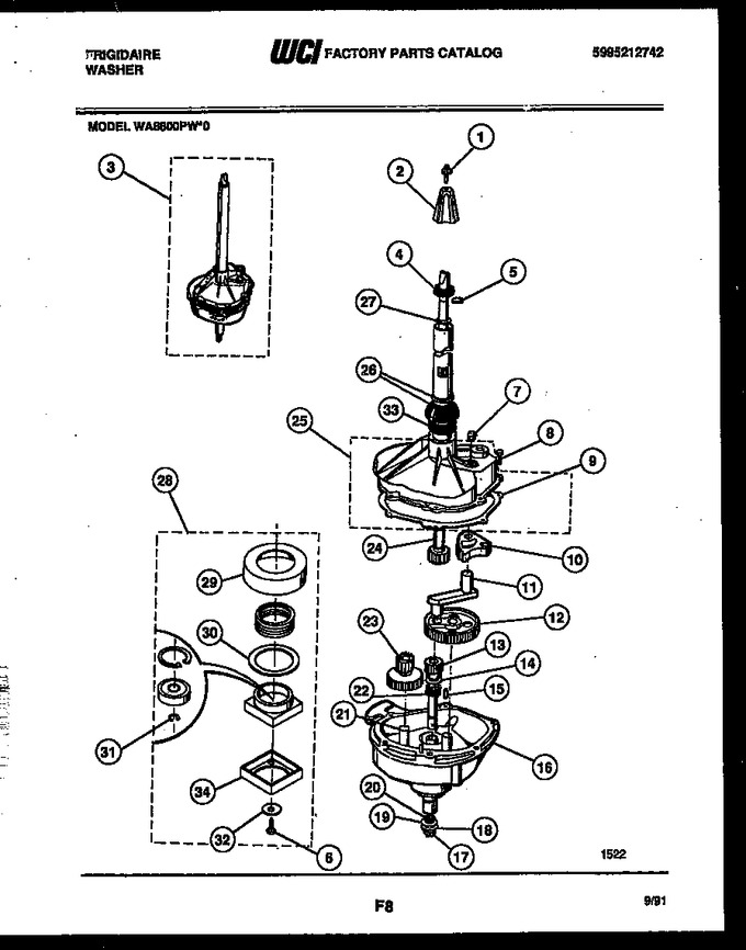 Diagram for WA8800PW0