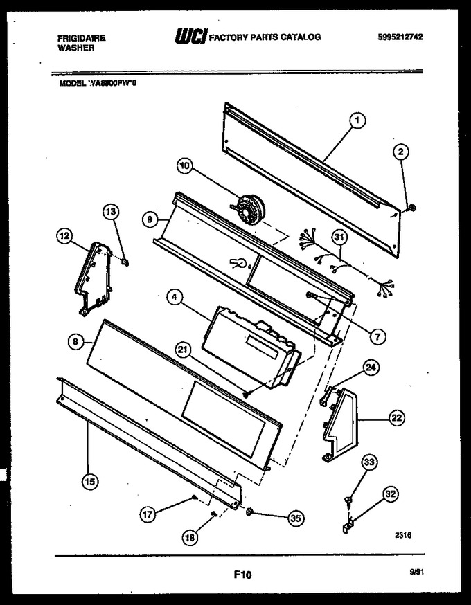 Diagram for WA8800PW0