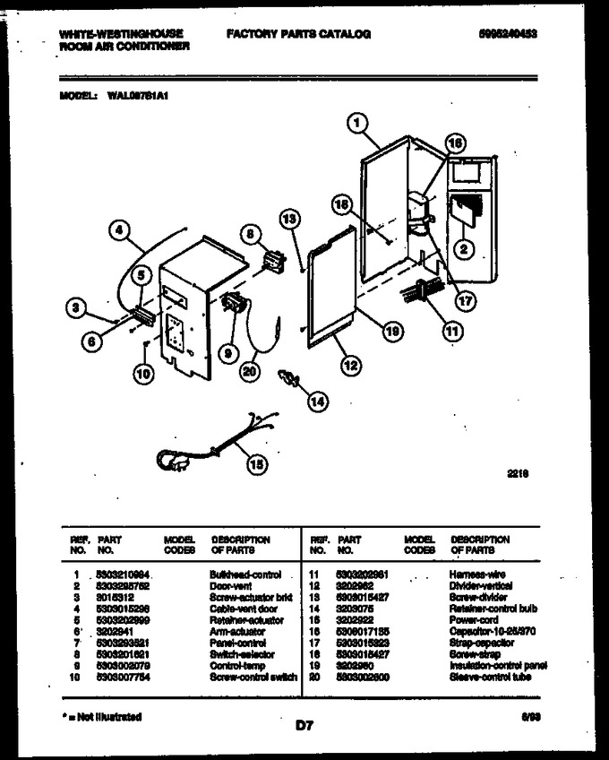 Diagram for WAL087S1A1