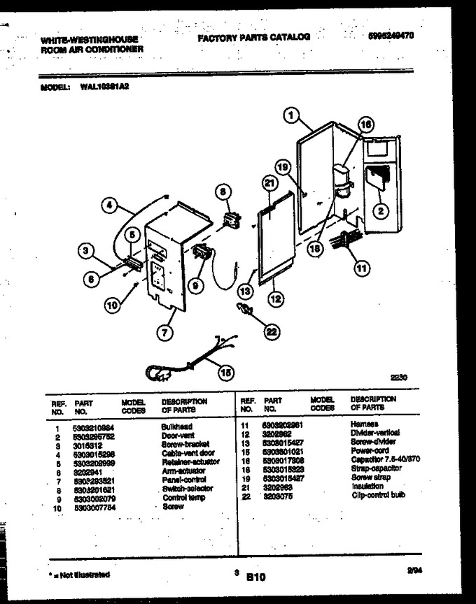 Diagram for WAL103S1A2