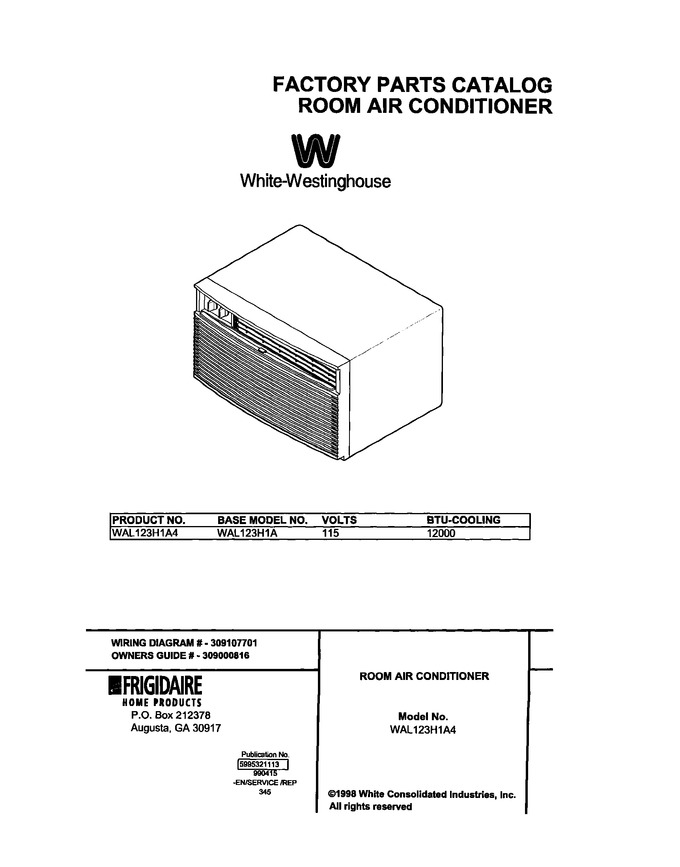 Diagram for WAL123H1A4
