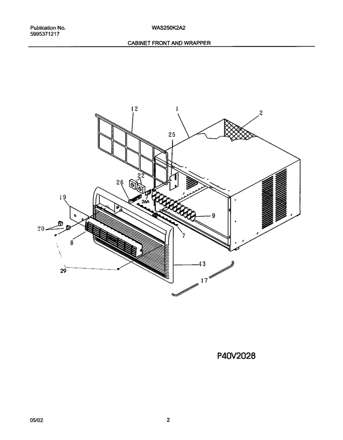 Diagram for WAS250K2A2