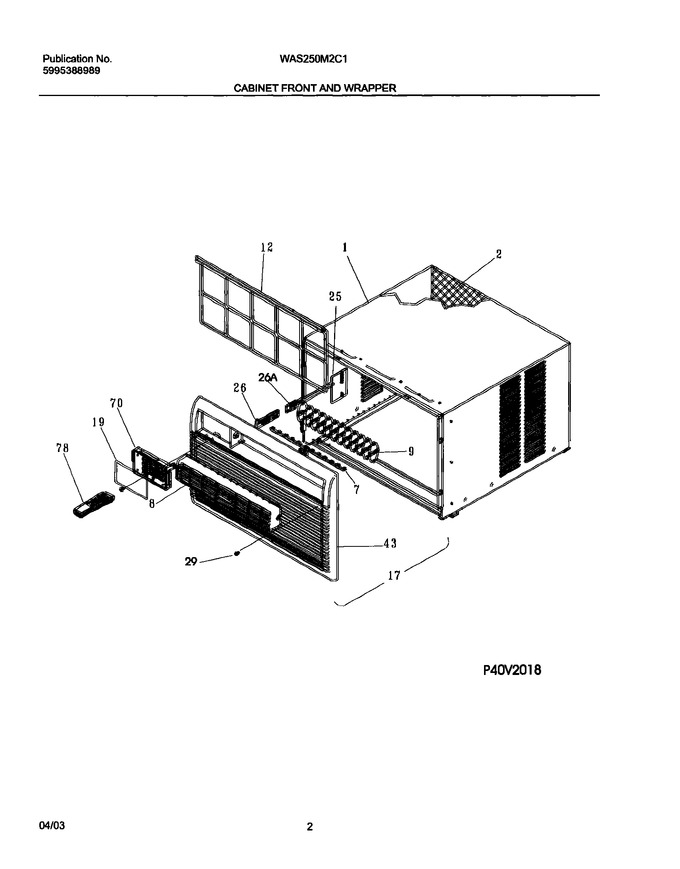 Diagram for WAS250M2C1