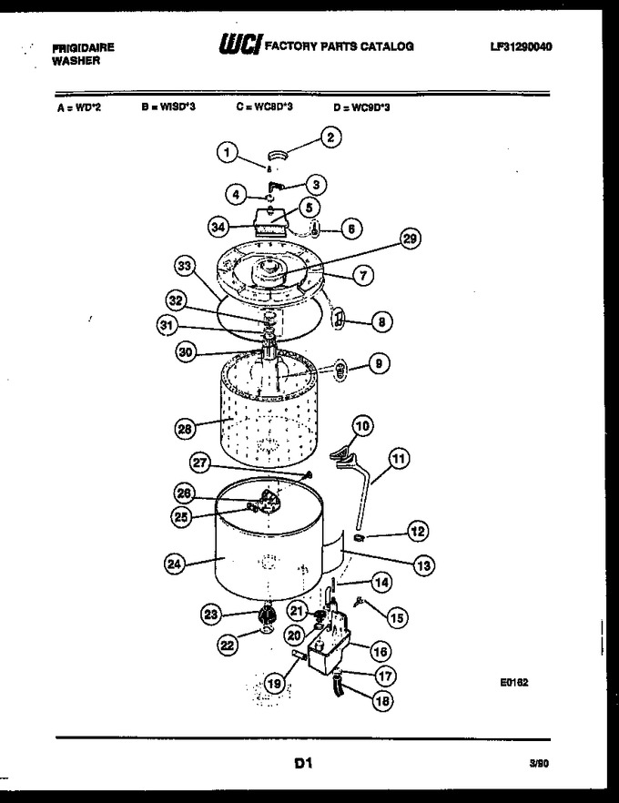 Diagram for WC8DW3