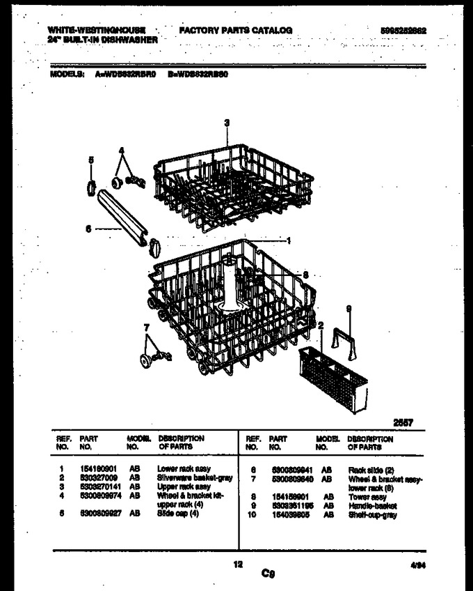 Diagram for WDB632RBS0