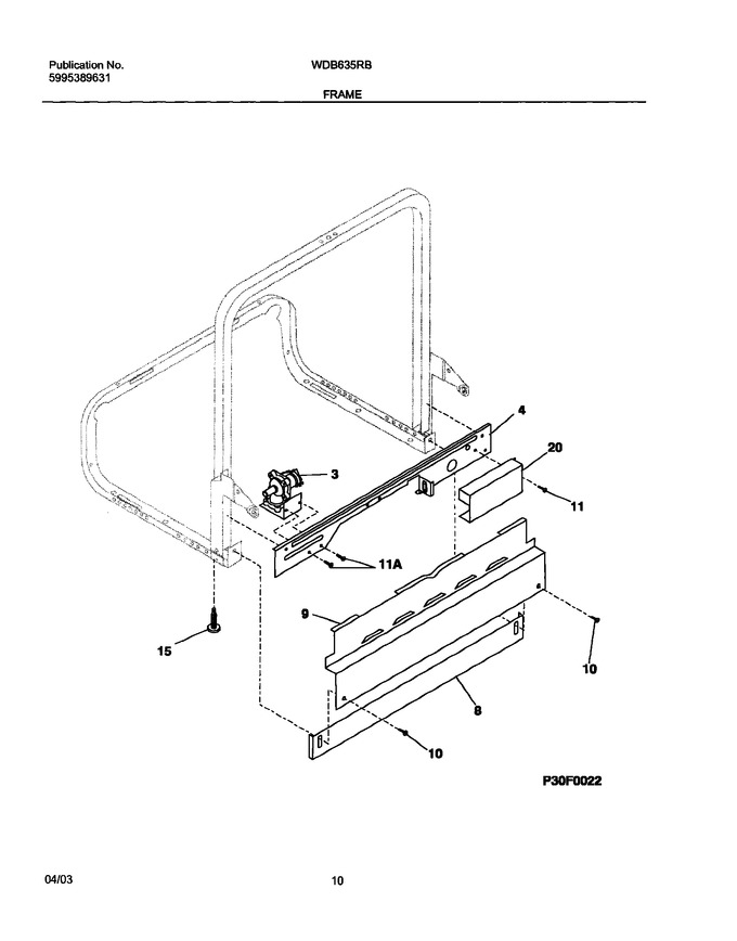 Diagram for WDB635RBS0