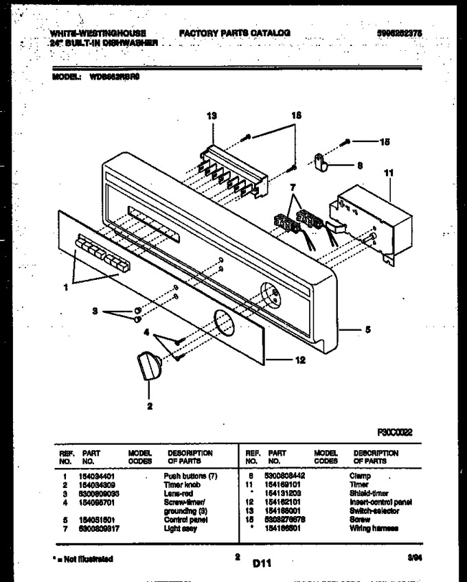 Diagram for WDB662RBR0