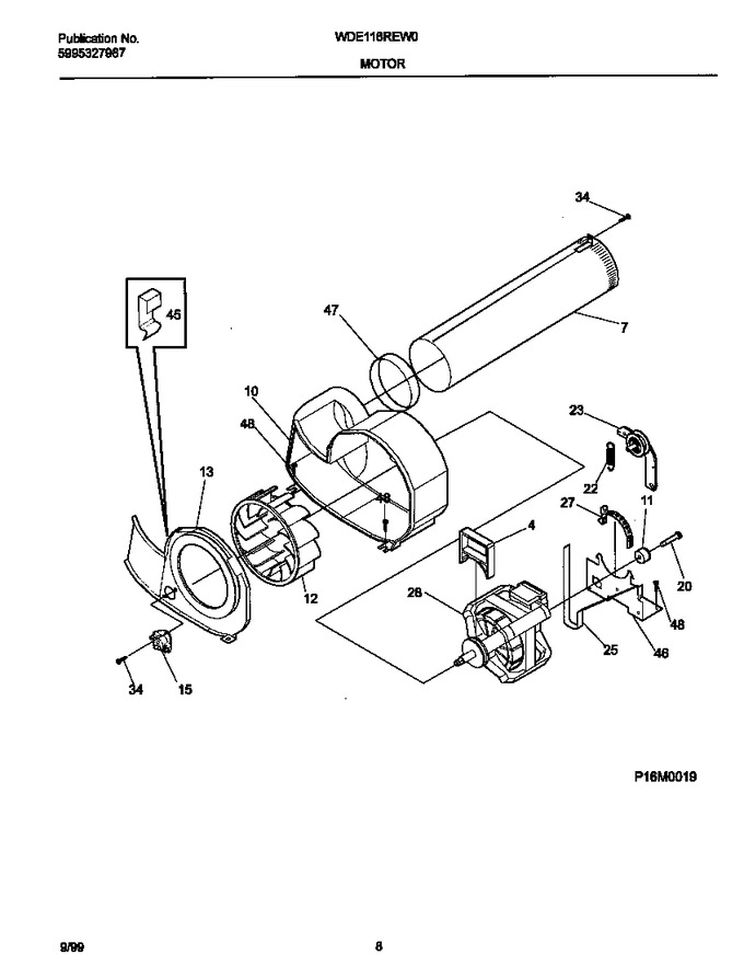 Diagram for WDE116REW0