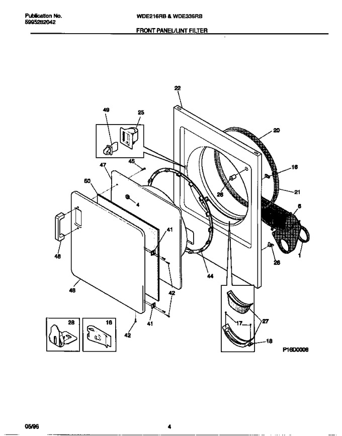 Diagram for WDE336RBD2