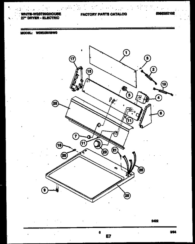 Diagram for WDE336RBW0