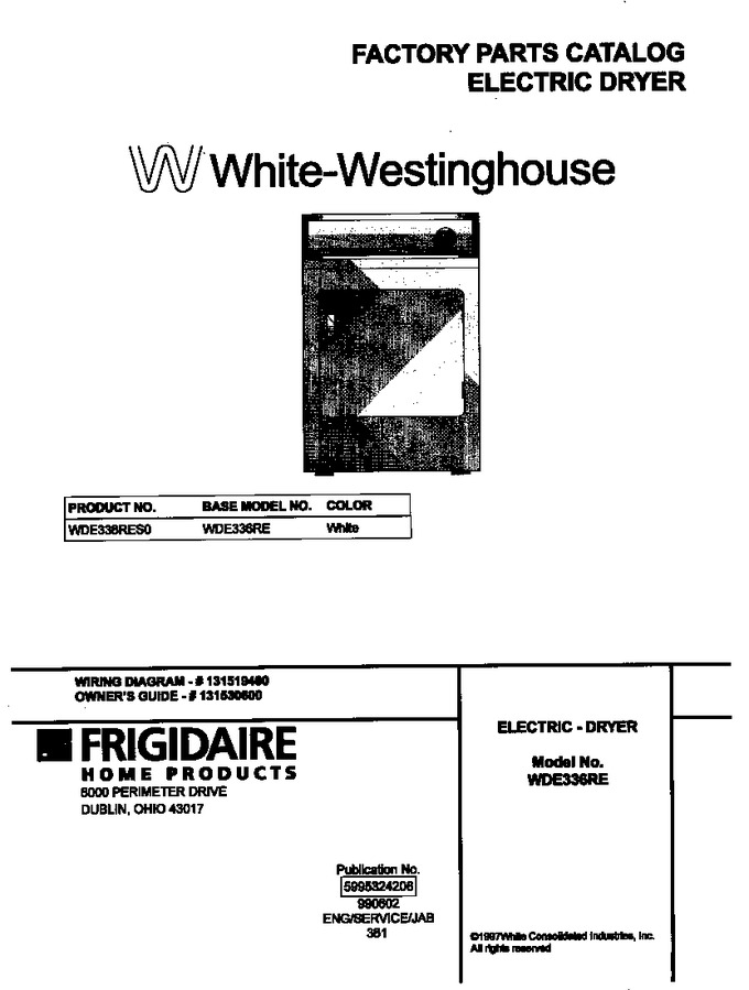 Diagram for WDE336RES0