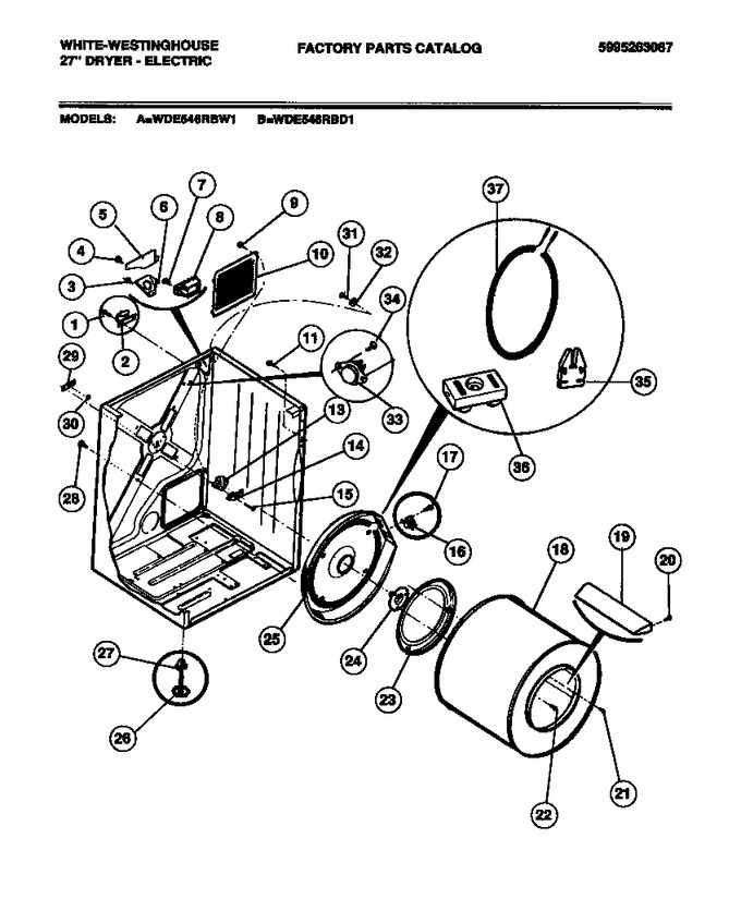 Diagram for WDE546RBD1