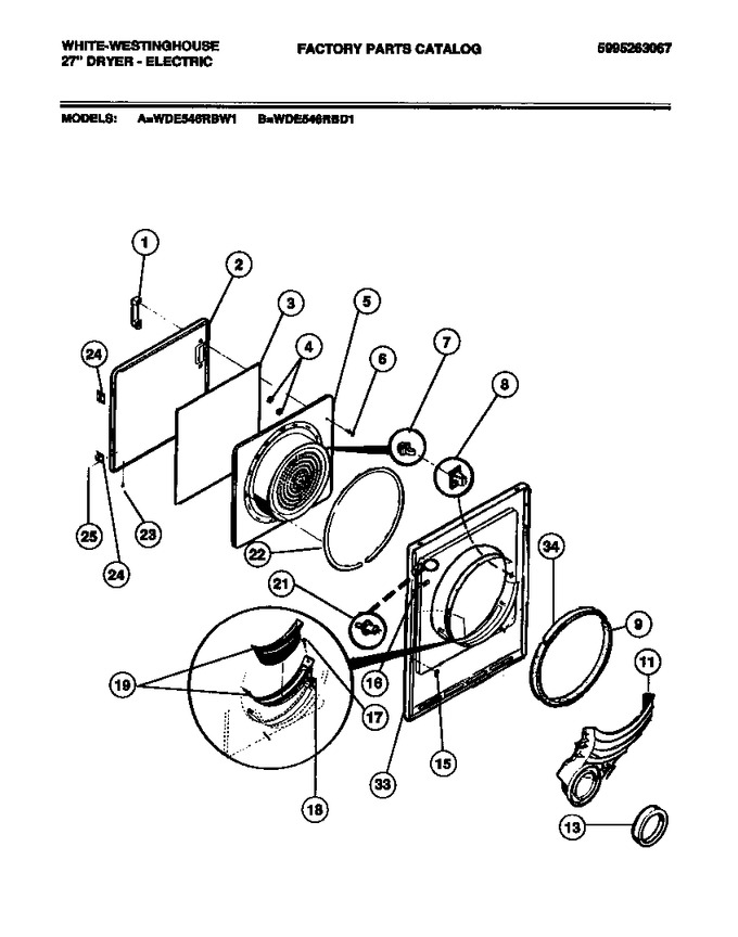 Diagram for WDE546RBD1