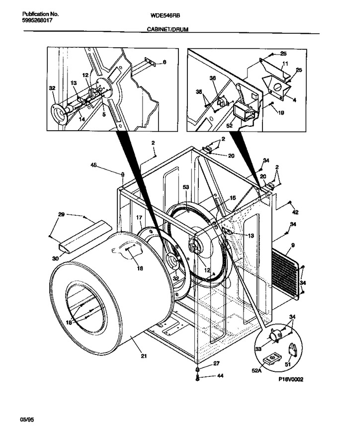 Diagram for WDE546RBS0