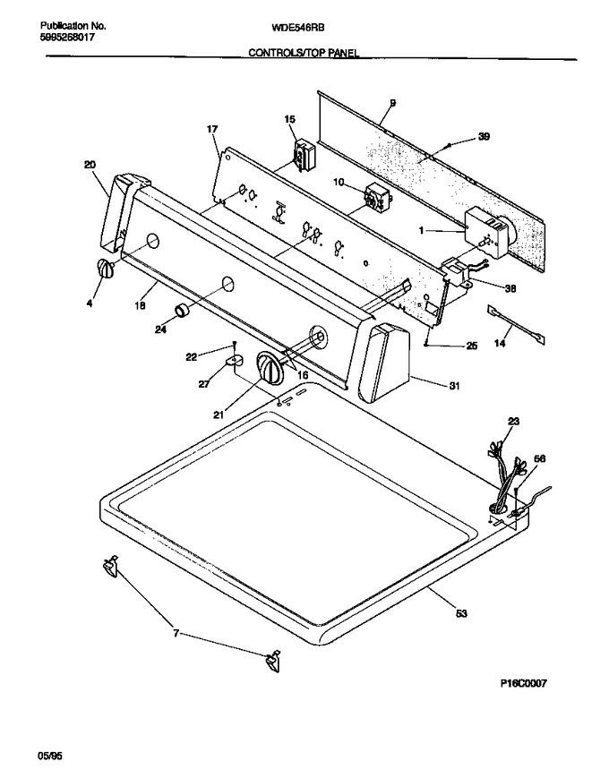 Diagram for WDE546RBS0