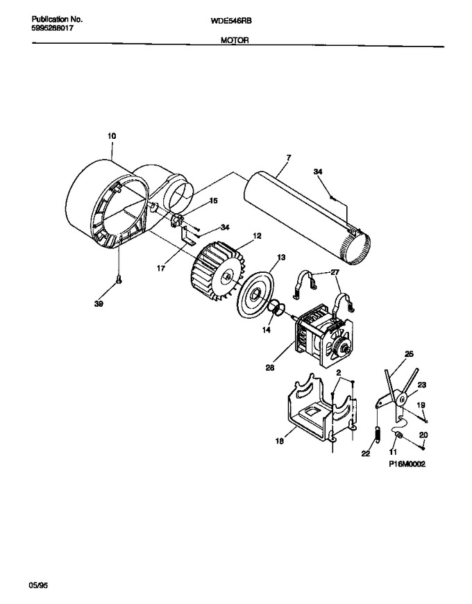 Diagram for WDE546RBS0
