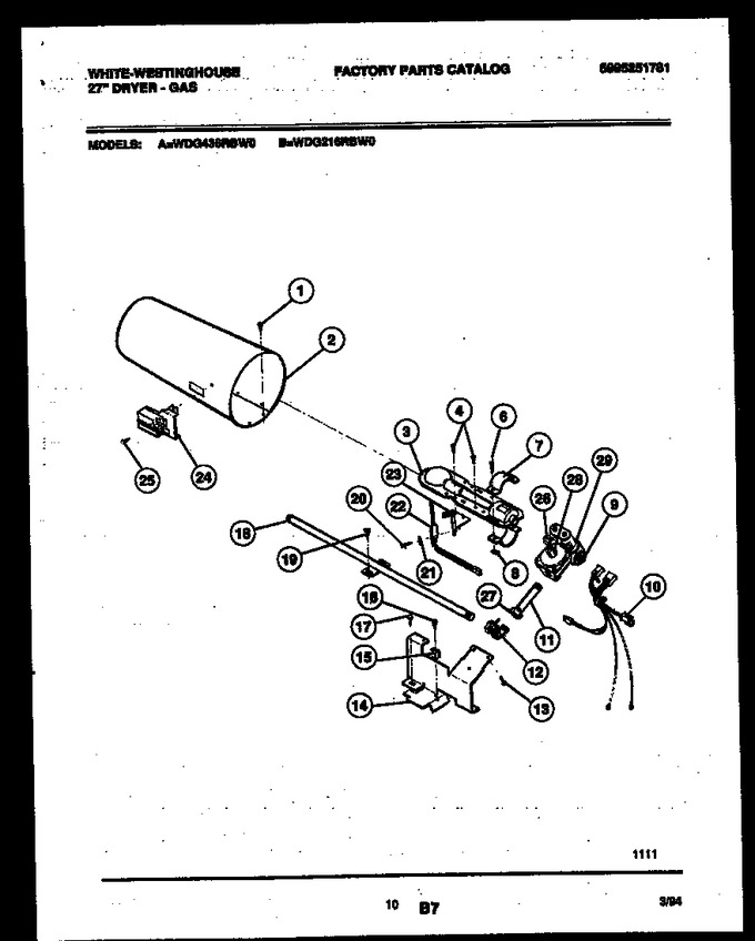 Diagram for WDG436RBW0