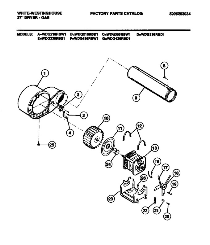 Diagram for WDG216RBD1