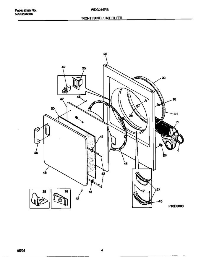 Diagram for WDG216RBW2