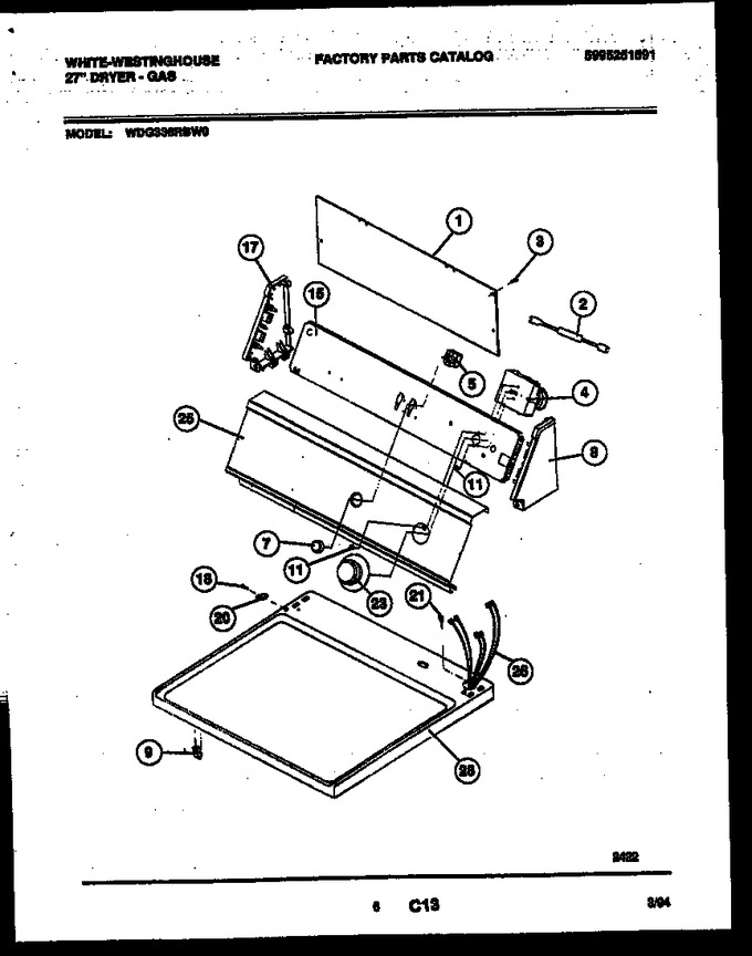 Diagram for WDG336RBW0