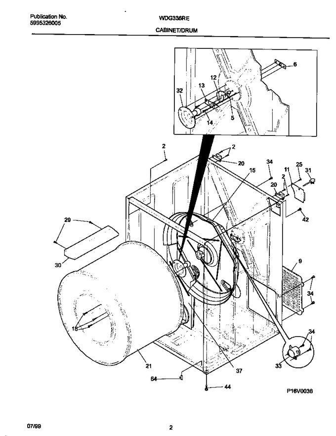 Diagram for WDG336REW0