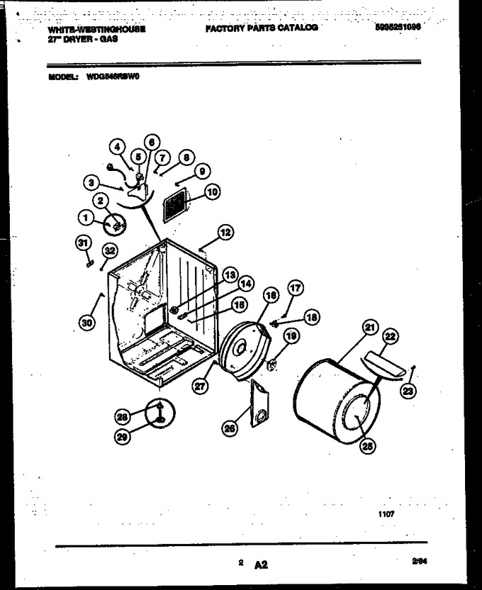 Diagram for WDG546RBD0