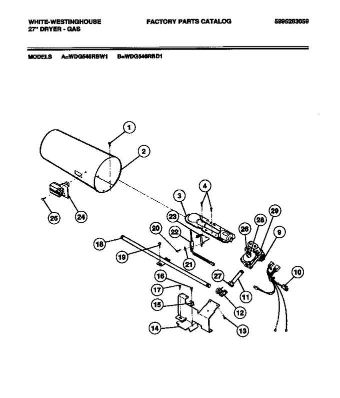 Diagram for WDG546RBD1