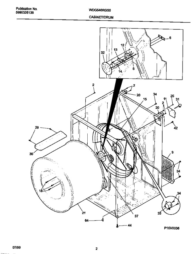 Diagram for WDG546RGS0