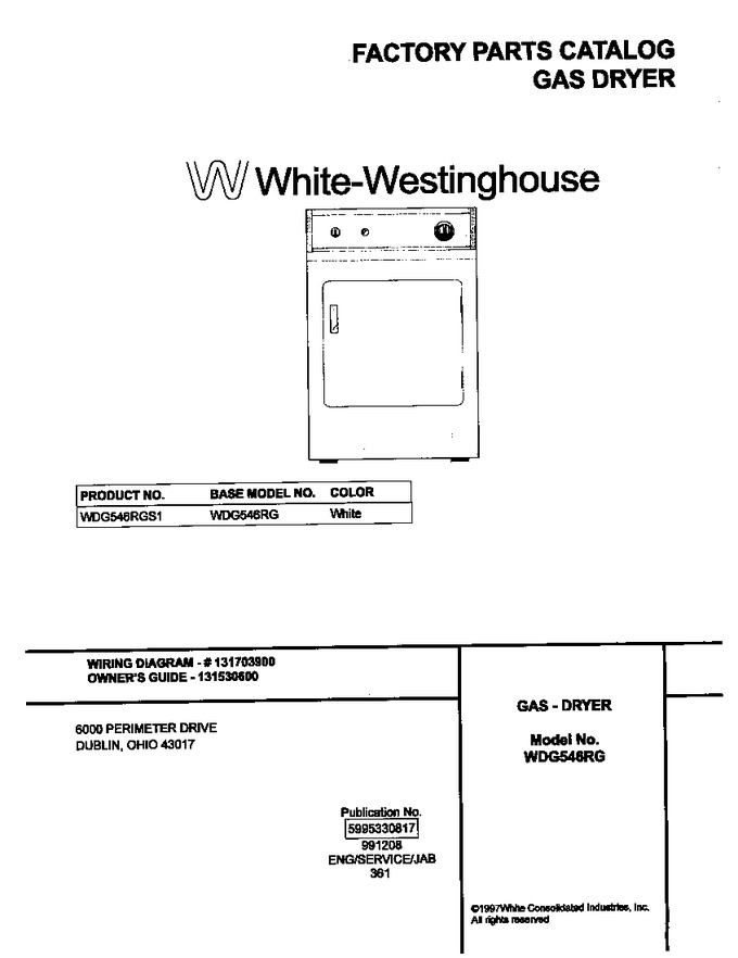 Diagram for WDG546RGS1