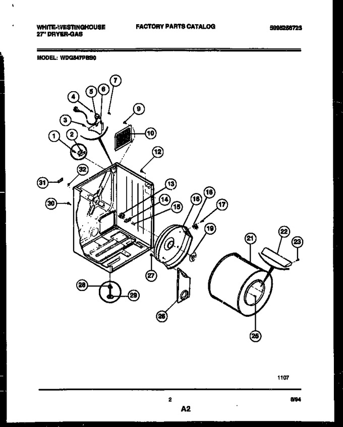 Diagram for WDG547PBS0