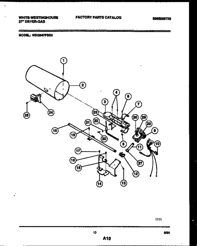 Diagram for WDG547PBS0