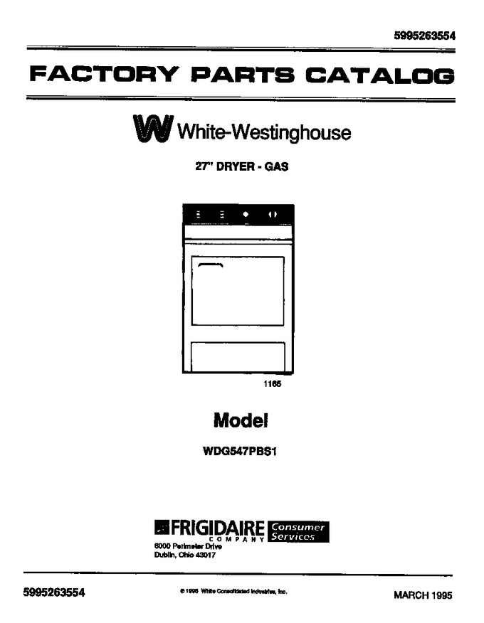Diagram for WDG547PBS1